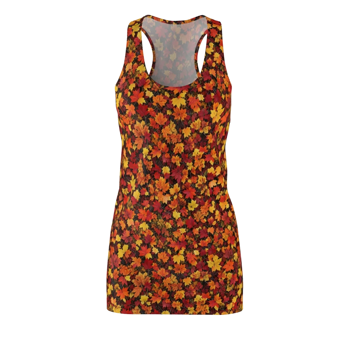 Autumn Canopy on Racerback Dress — Front