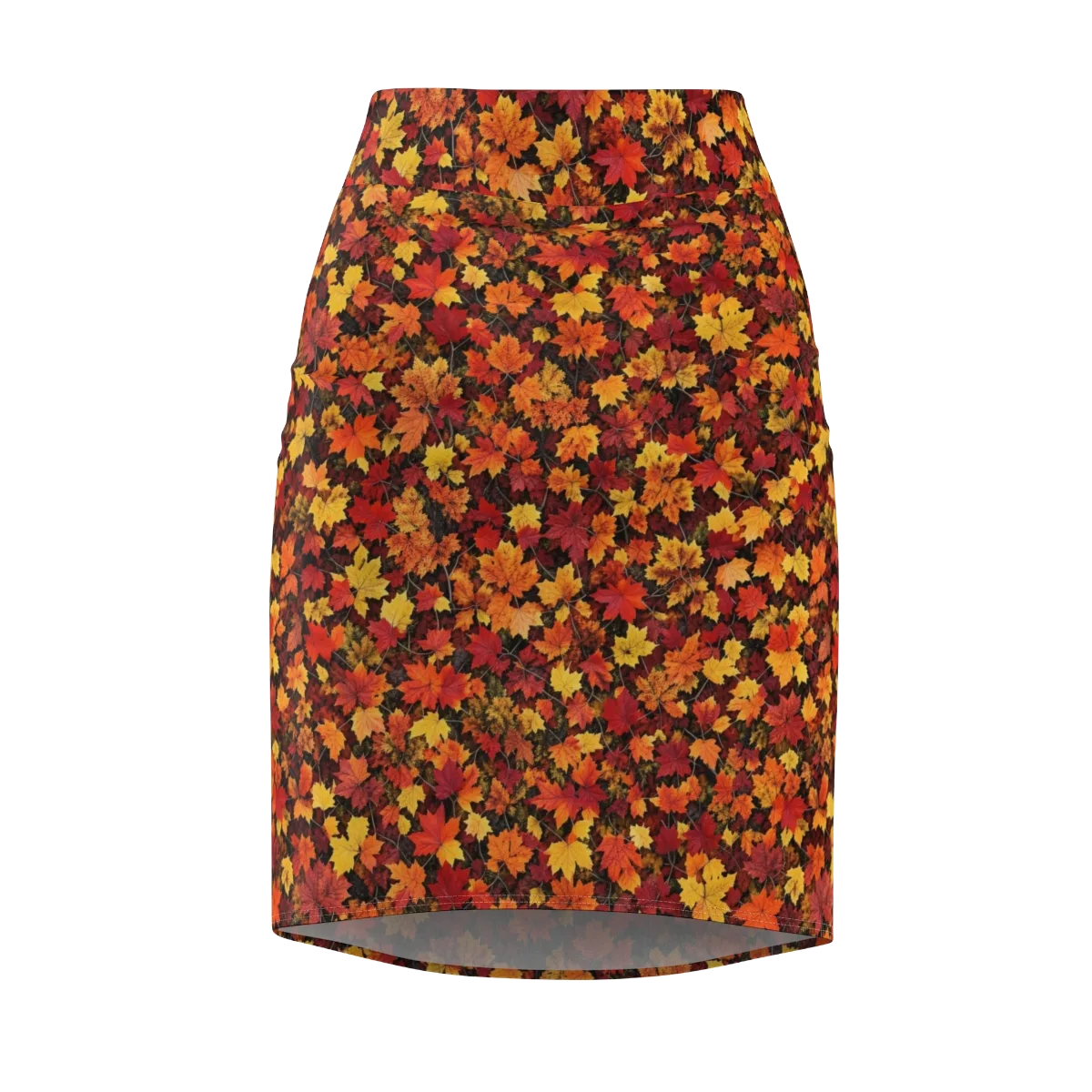 Autumn Canopy on Pencil Skirt — Front