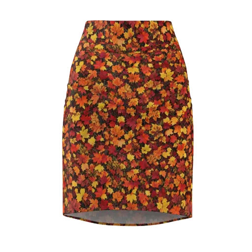 Autumn Canopy on a Pencil Skirt
