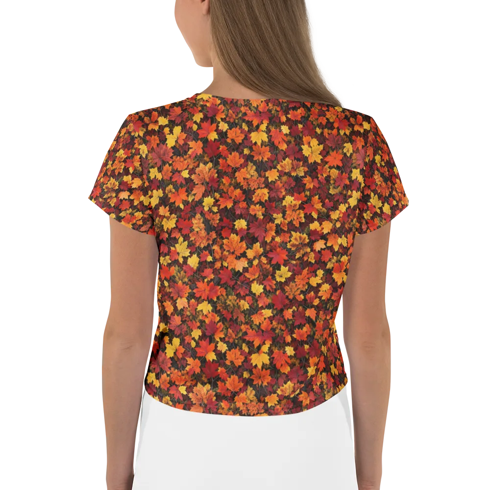 Autumn Canopy on Crop Tee — Back