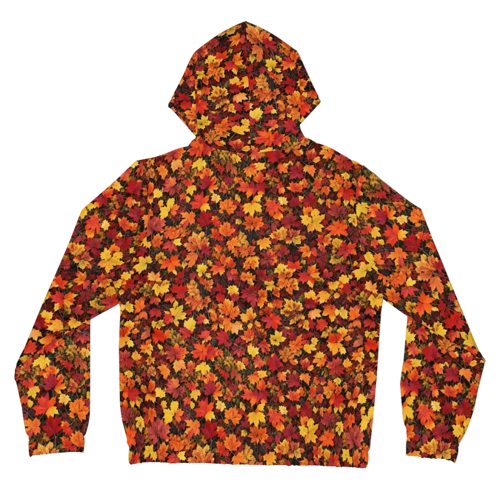 Autumn Canopy on Women's Full-Zip Hoodie — Back