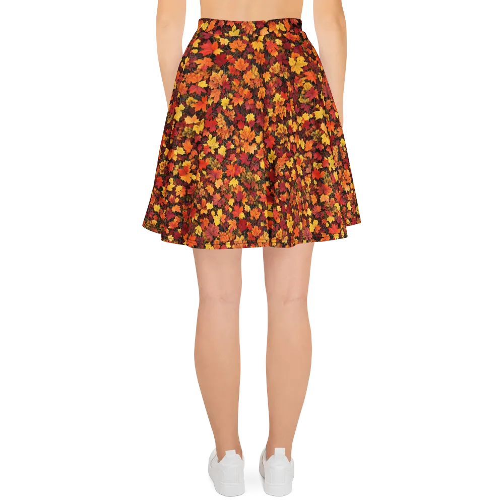 Autumn Canopy on Skater Skirt — Back