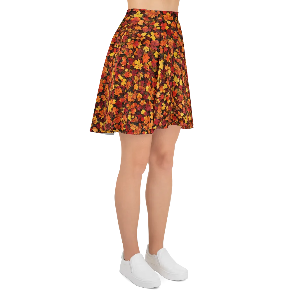 Autumn Canopy on Skater Skirt — Right