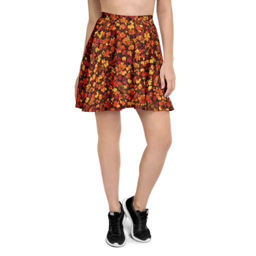 Autumn Canopy on a Skater Skirt