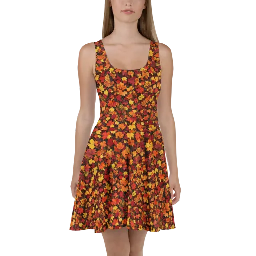 Autumn Canopy on a Skater Dress