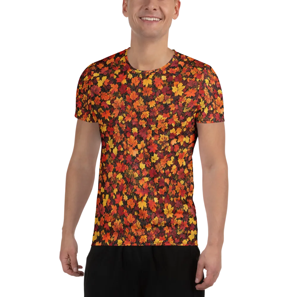 Autumn Canopy on Men's Athletic T-Shirt — Front