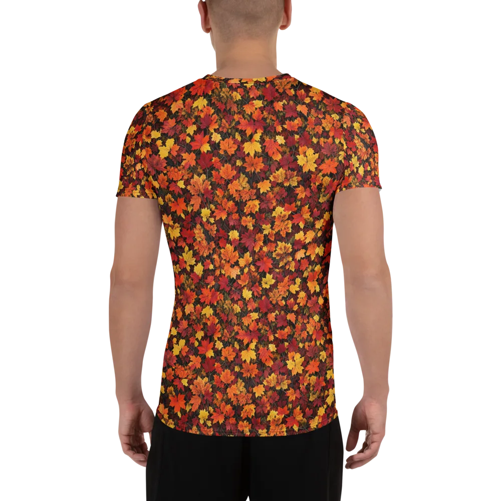 Autumn Canopy on Men's Athletic T-Shirt — Back