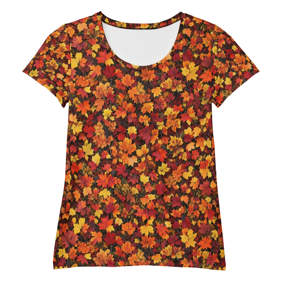 Autumn Canopy on Women's Athletic T-Shirt — Front