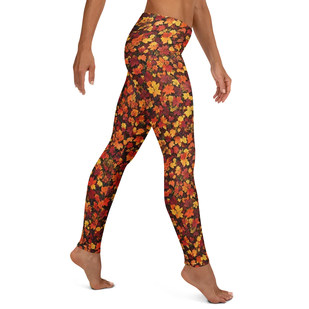 Autumn Canopy on Leggings — Right
