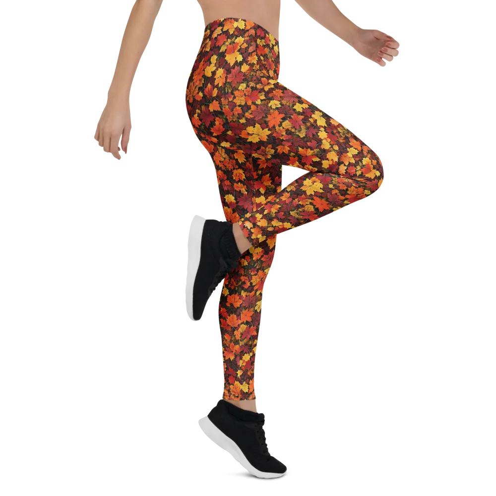 Autumn Canopy on Leggings — Right