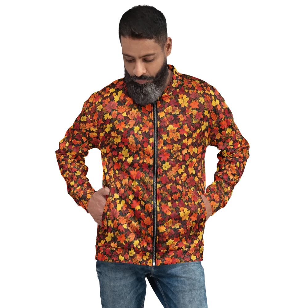 Autumn Canopy on Bomber Jacket — Front
