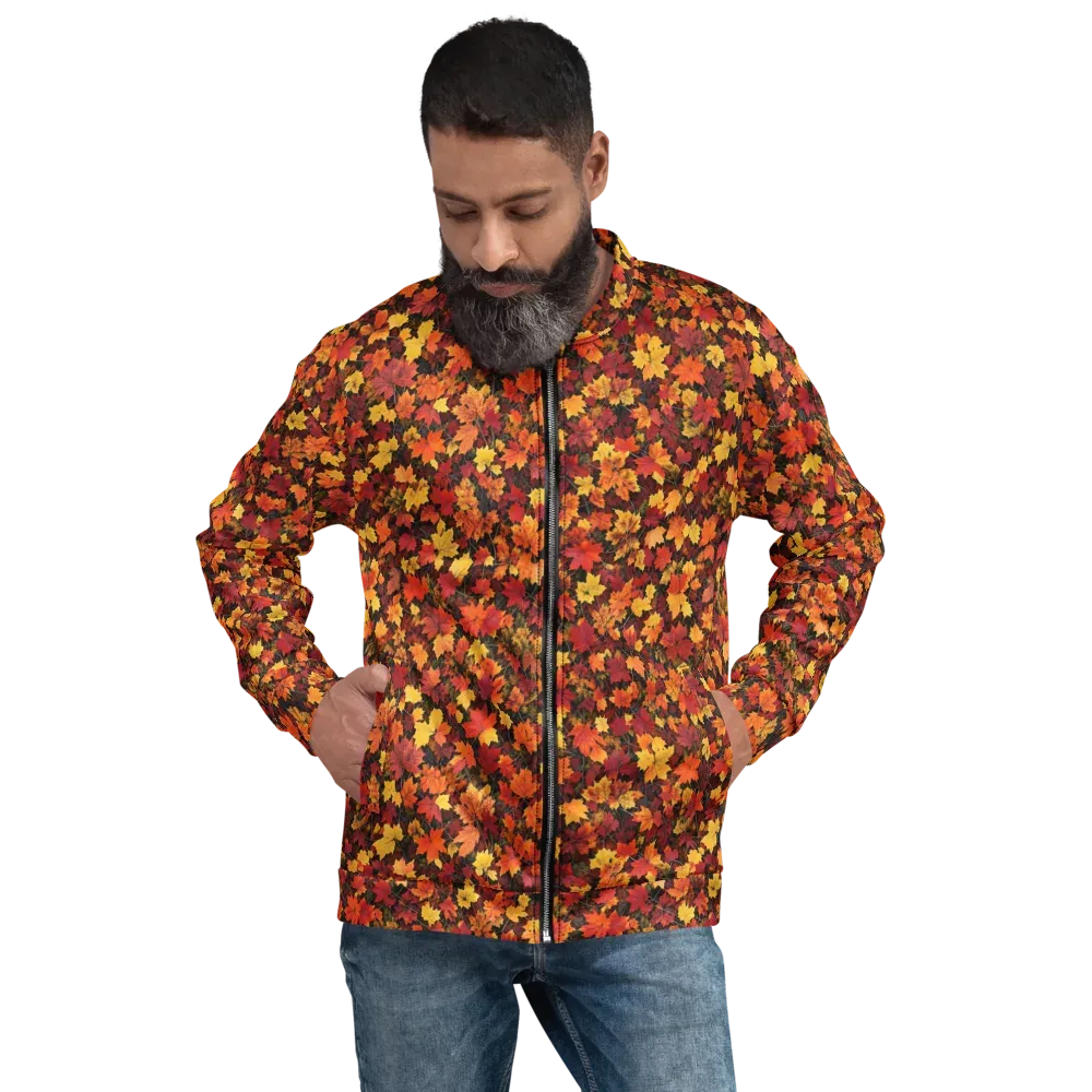 Autumn Canopy on Bomber Jacket — Front