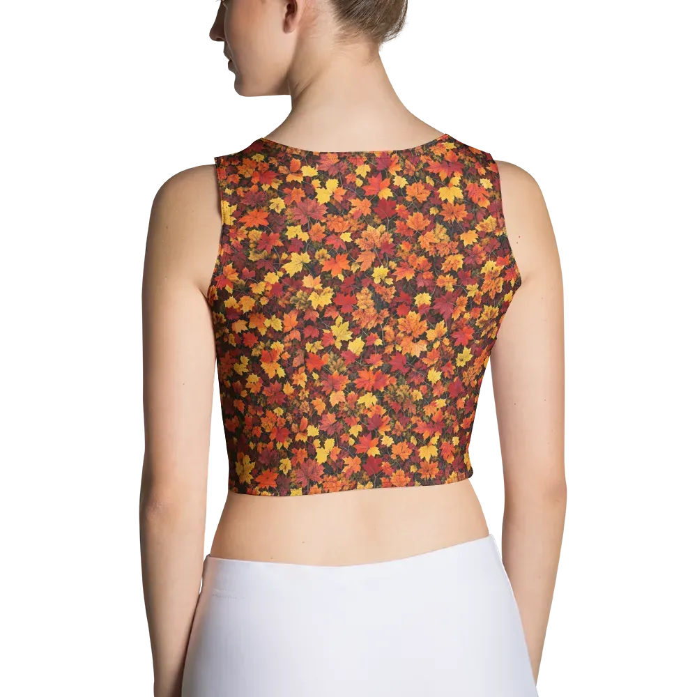 Autumn Canopy on Crop Top — Back