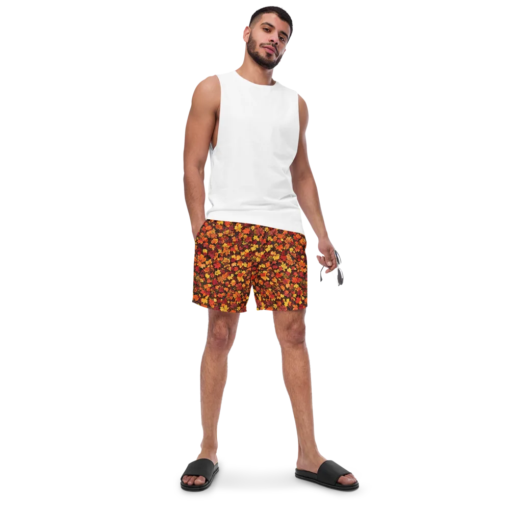 Autumn Canopy on Swim Trunks — Front