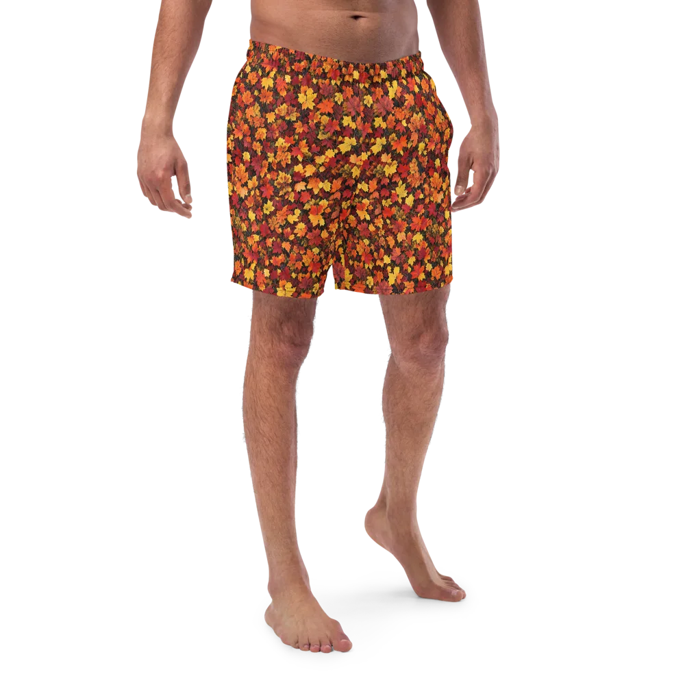 Autumn Canopy on Swim Trunks — Front