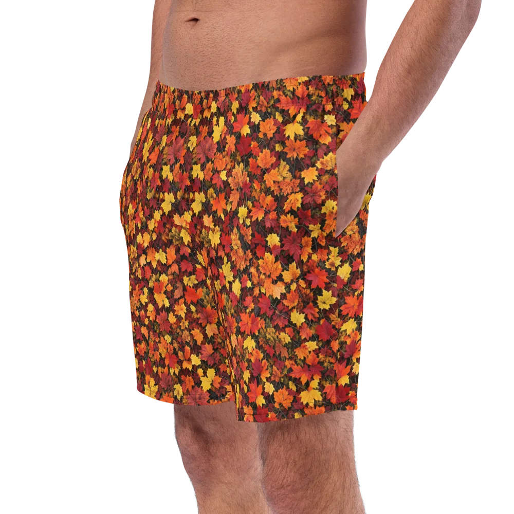 Autumn Canopy on Swim Trunks — Left Front