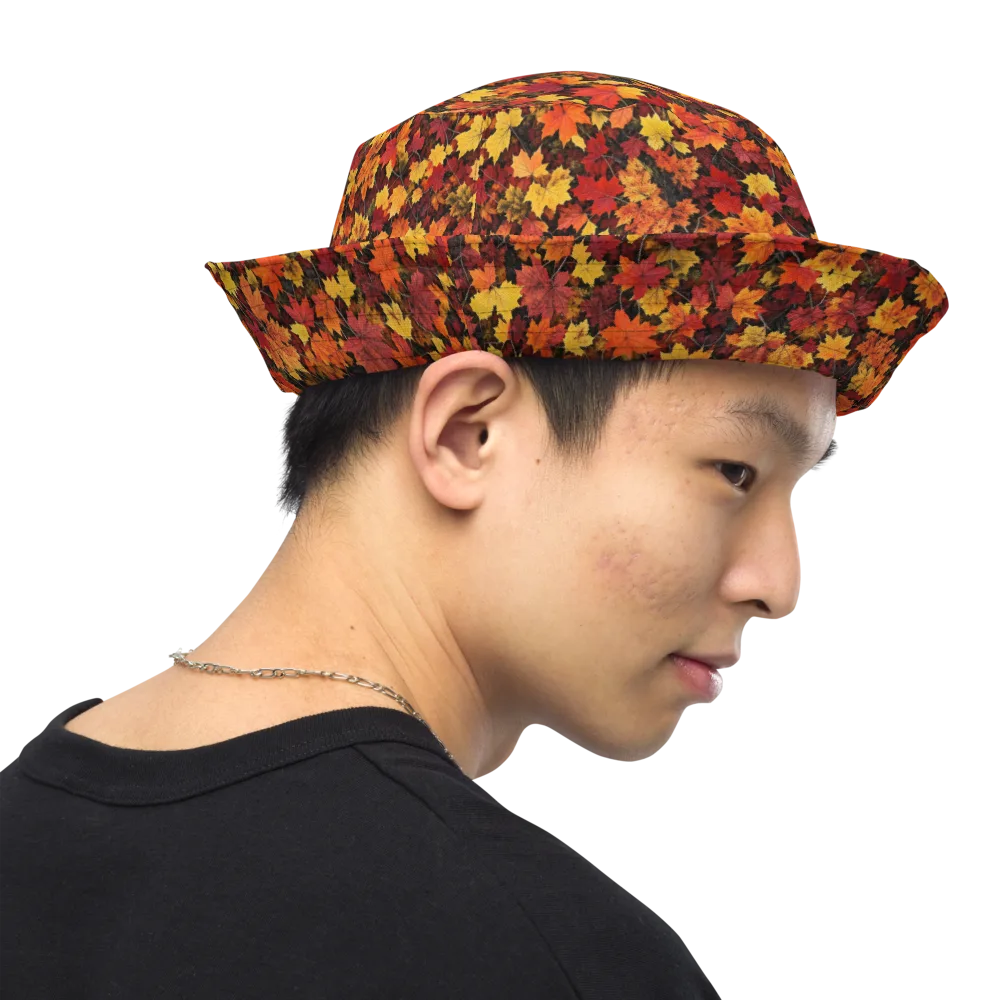 Autumn Canopy on Reversible Bucket Hat — Right Outside