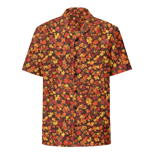 Autumn Canopy on a Button Shirt