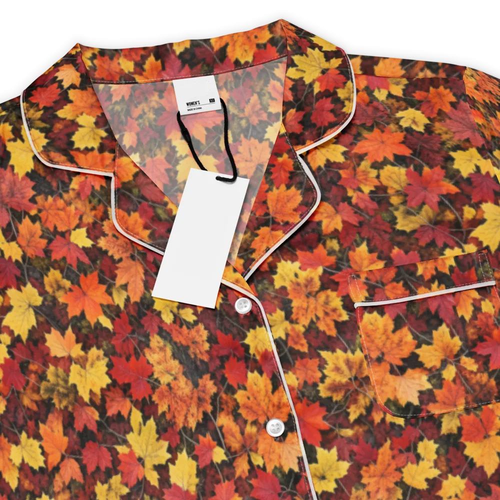 Autumn Canopy on Women's Short Sleeve Pajama Top — Product details
