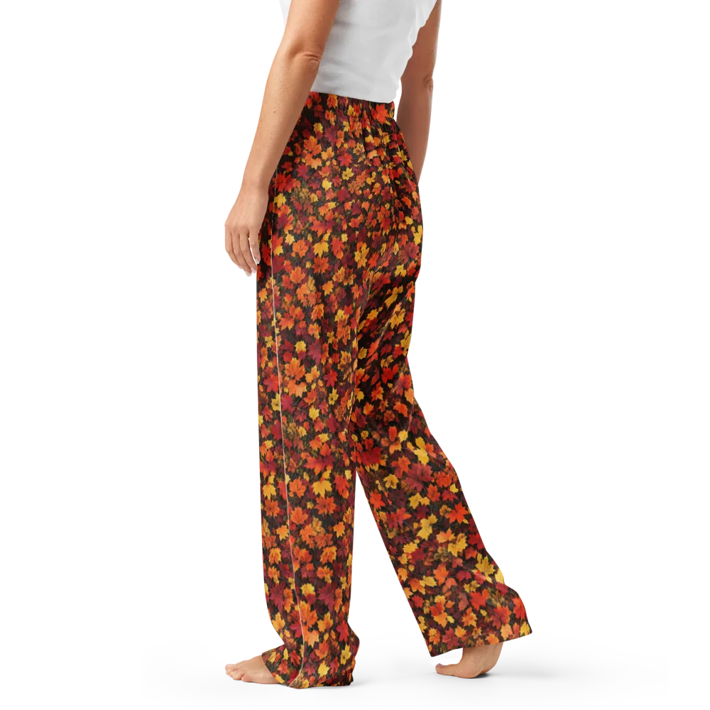 Autumn Canopy on Women's Pajama Pants — Left