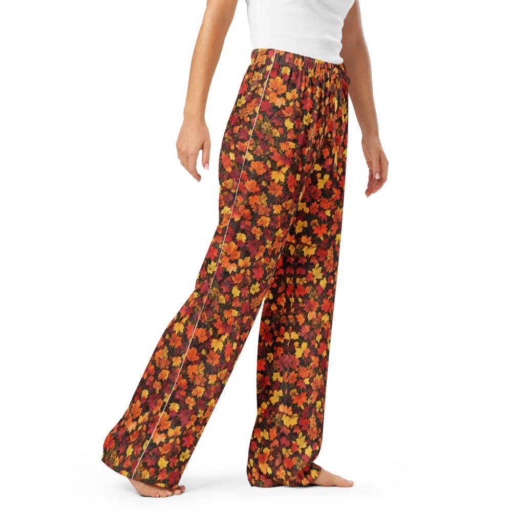 Autumn Canopy on Women's Pajama Pants — Right Front