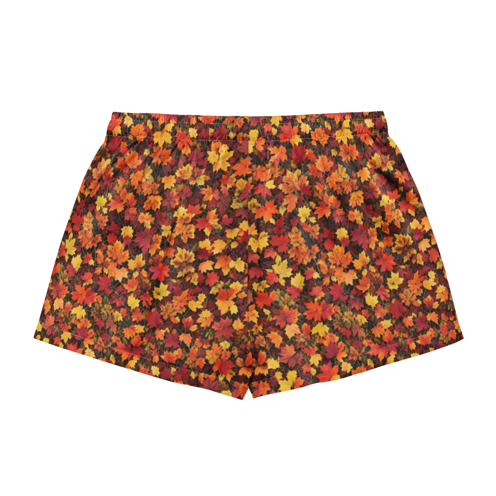 Autumn Canopy on Women's Pajama Shorts — Back