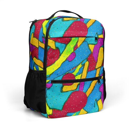 Pop Kaleidoscope on a Utility Backpack