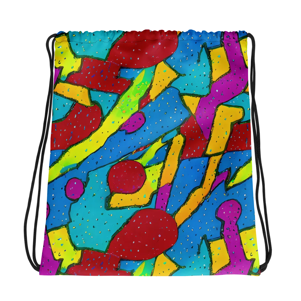 Pop Kaleidoscope on Drawstring Bag — Photo