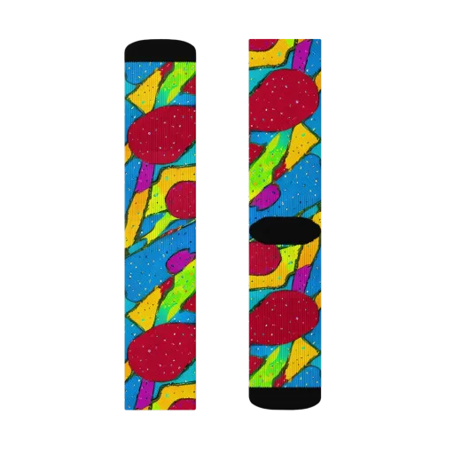 Pop Kaleidoscope on a Socks