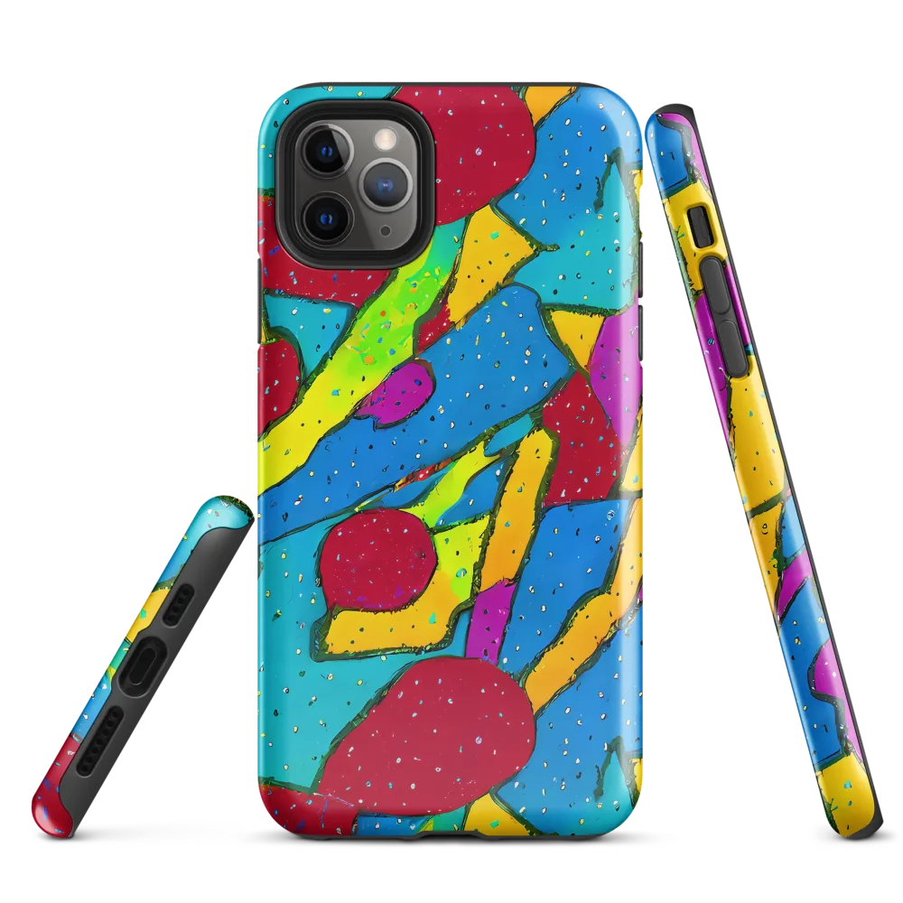 Pop Kaleidoscope on Tough Case for iPhone® — Front