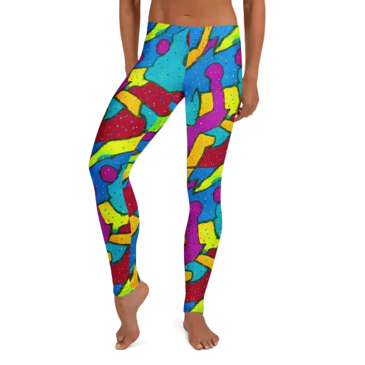 Pop Kaleidoscope on a Leggings