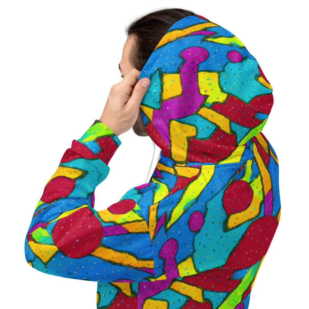 Pop Kaleidoscope on Hoodie — Back
