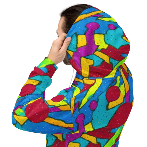 Pop Kaleidoscope on a Hoodie