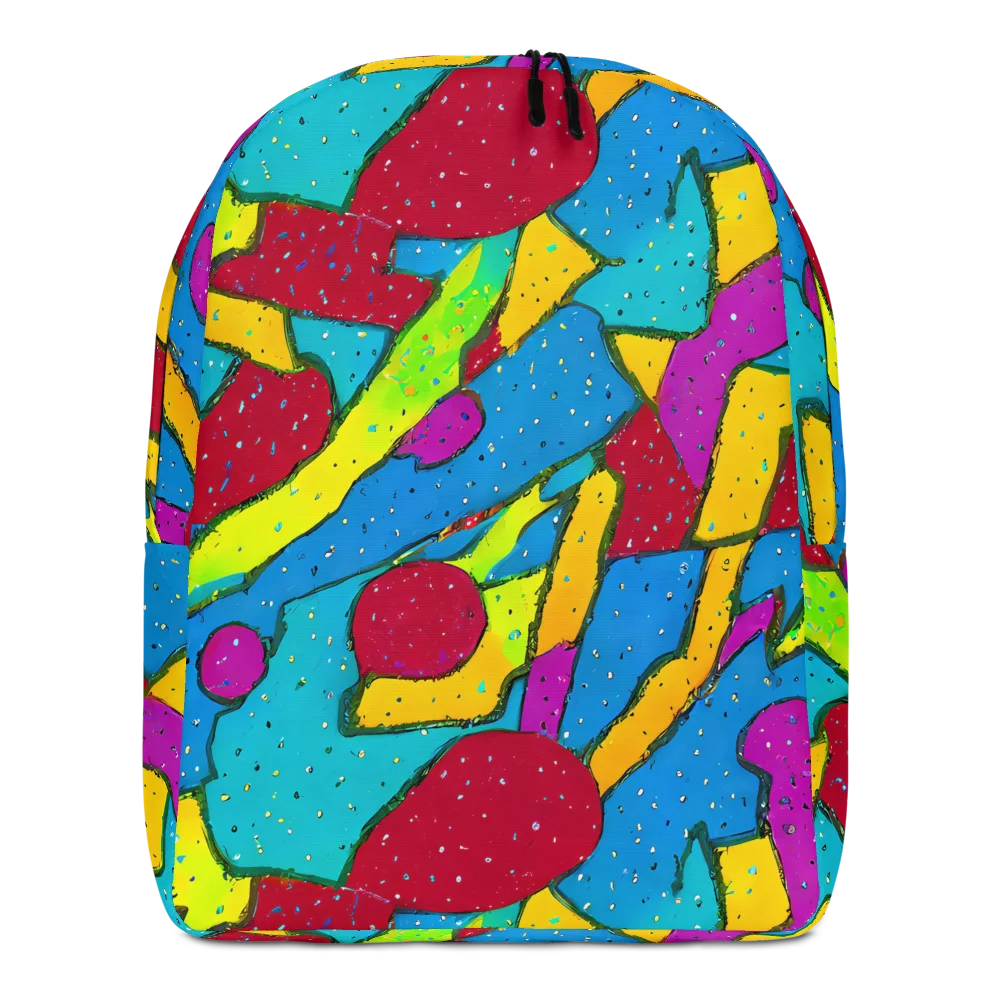 Pop Kaleidoscope on Minimalist Backpack — Front