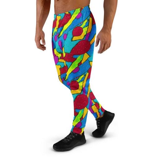 Pop Kaleidoscope on a Men's Joggers
