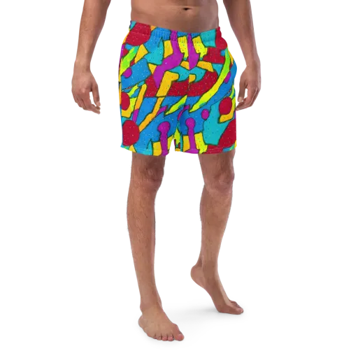 Pop Kaleidoscope on a Swim Trunks