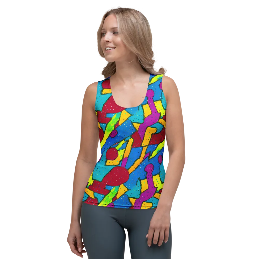 Pop Kaleidoscope on Women's Tank Top — Front
