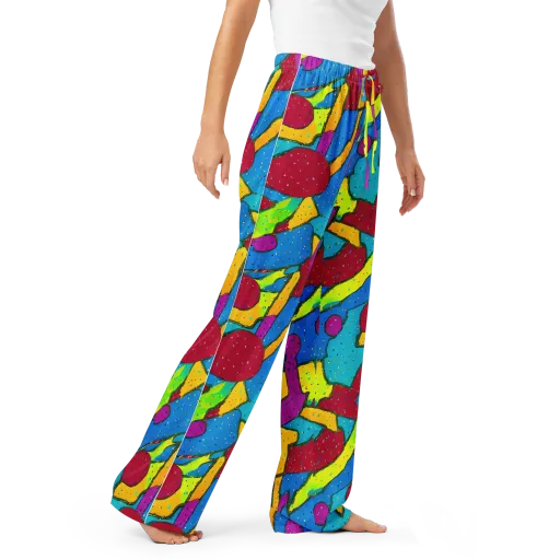 Pop Kaleidoscope on a Women's Pajama Pants