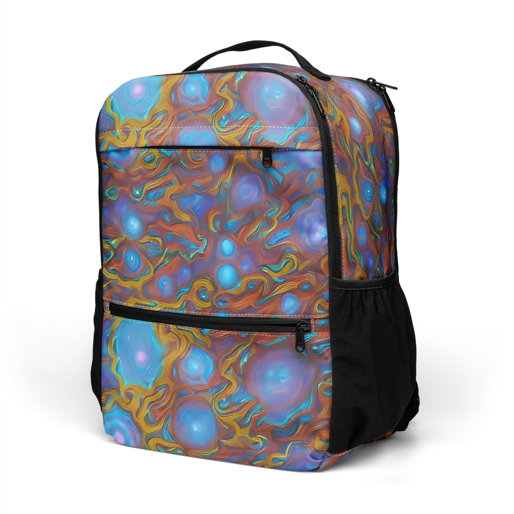 Sapphire Current on Utility Backpack — Left Front