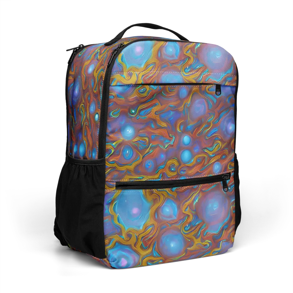Sapphire Current on Utility Backpack — Right Front