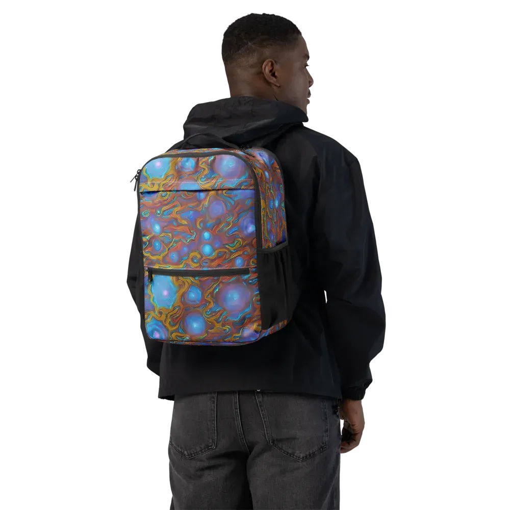 Sapphire Current on Utility Backpack — Back