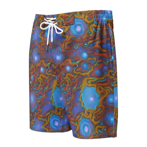 Sapphire Current on a Men's Board Shorts