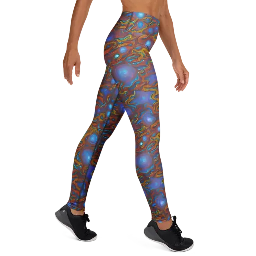 Sapphire Current on a Yoga Leggings