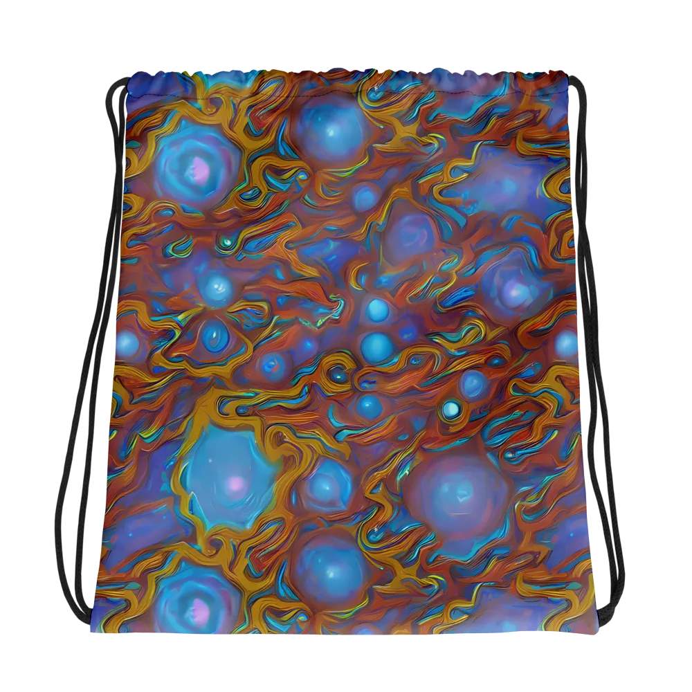 Sapphire Current on Drawstring Bag — Photo