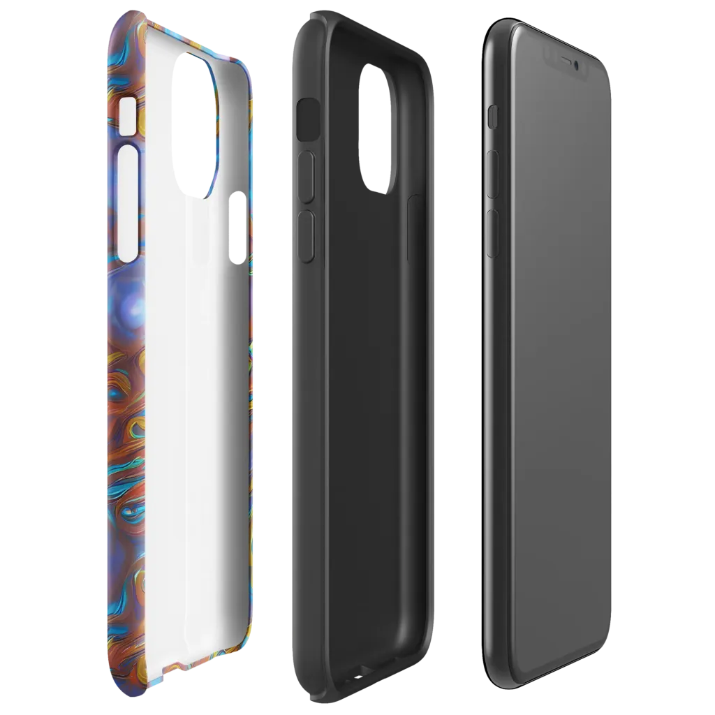 Sapphire Current on Tough Case for iPhone® — Right