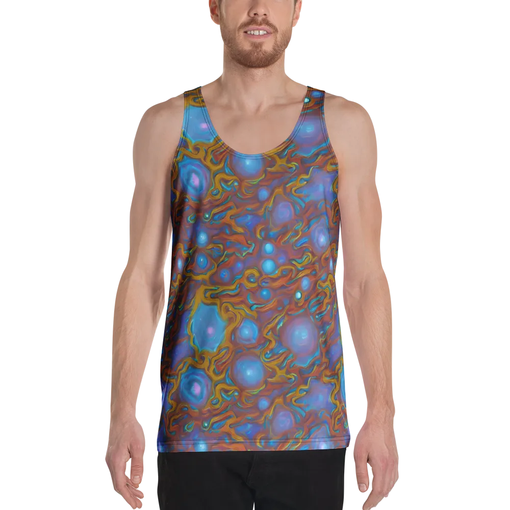 Sapphire Current on Men's Tank Top — Front