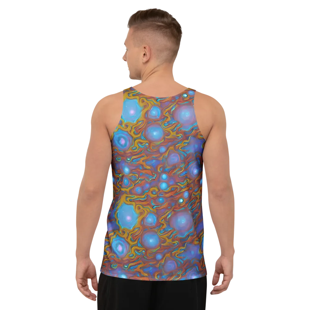 Sapphire Current on Men's Tank Top — Back