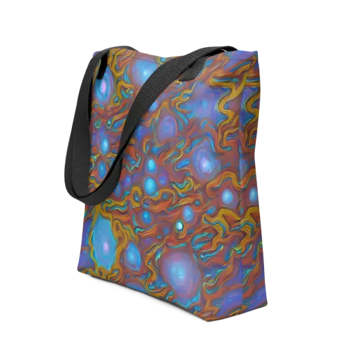 Sapphire Current on a Tote Bag
