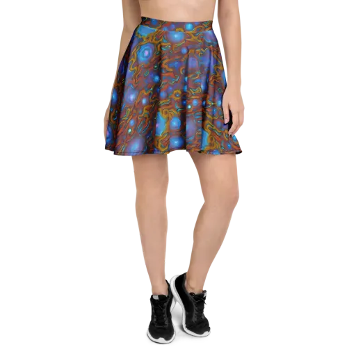 Sapphire Current on a Skater Skirt