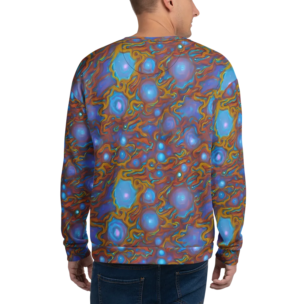 Sapphire Current on Sweatshirt — Back